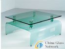 Desk top glass